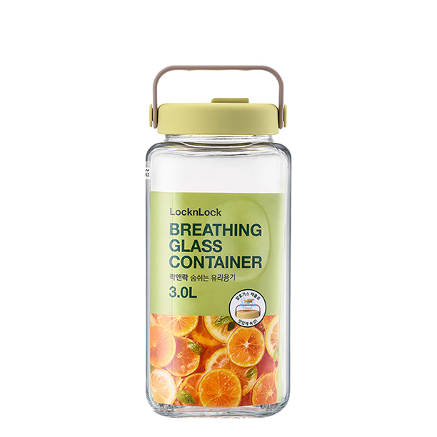 Hủ thủy tinh Breathing Canister 3L, dùng lên men thực phẩm - LocknLock - LNG554, , large image number 1